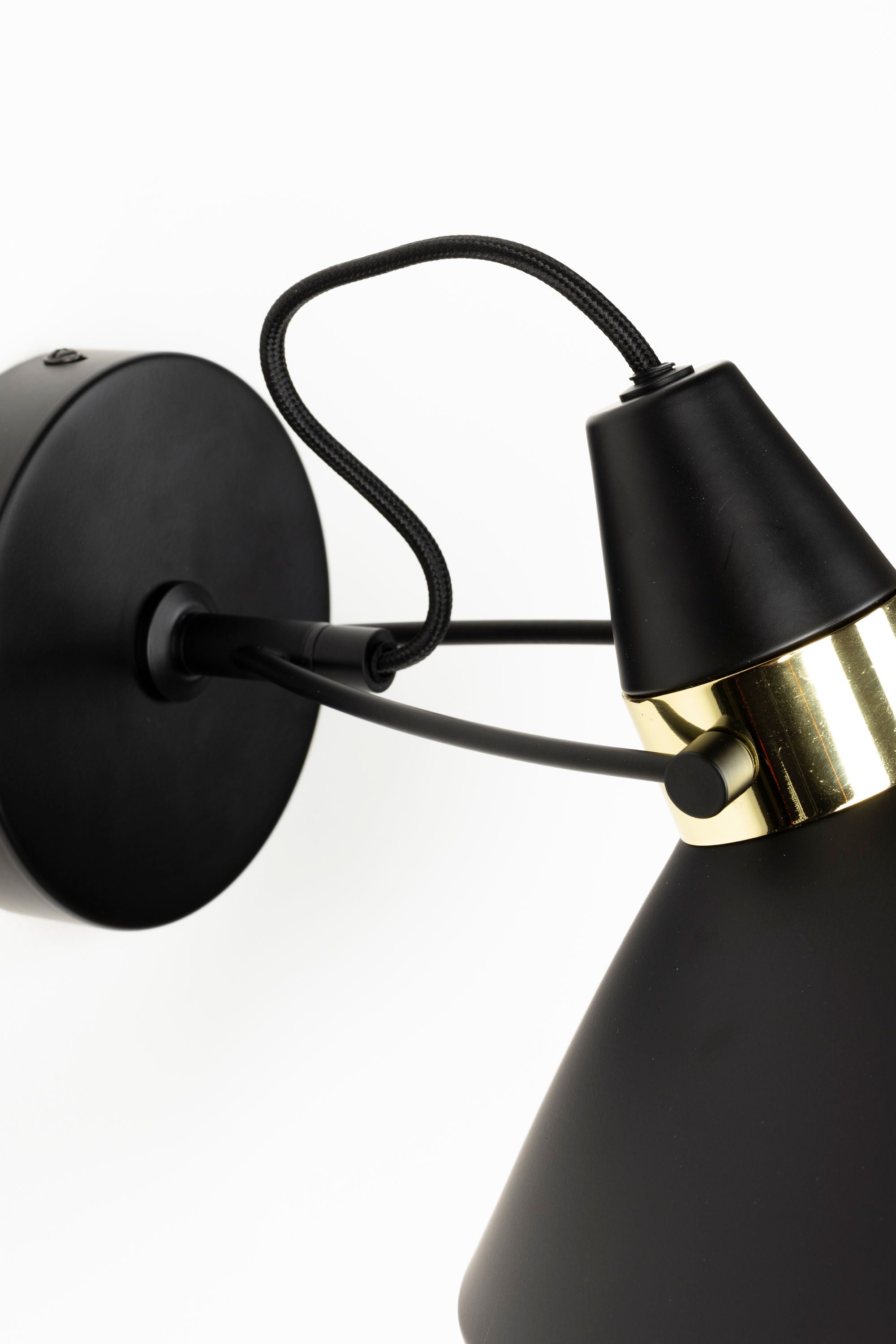 Jona Black & Gold Wall Light